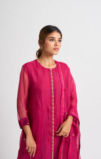 Neera Pink Kurta Set Fashion DOT