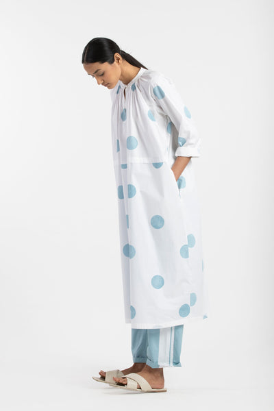 New Narrow Bottom With Side Stripe- Powder Blue Fashion THREE