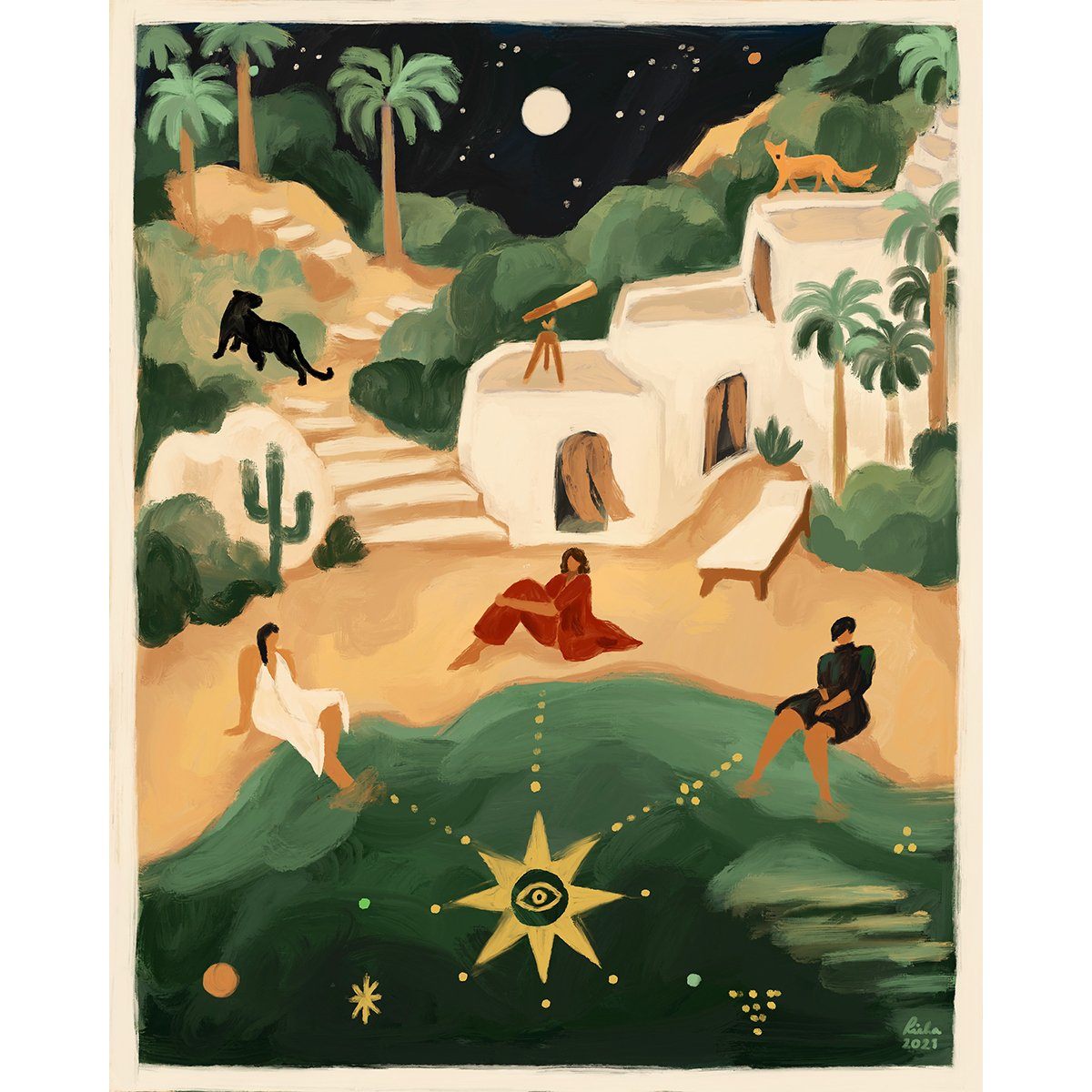 Night of the Oasis Art Richa Kashelkar