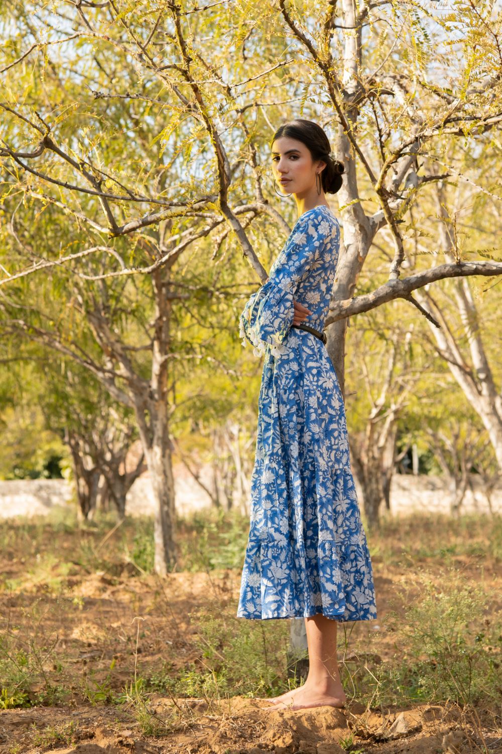 no more blues tier dress Fashion Marche