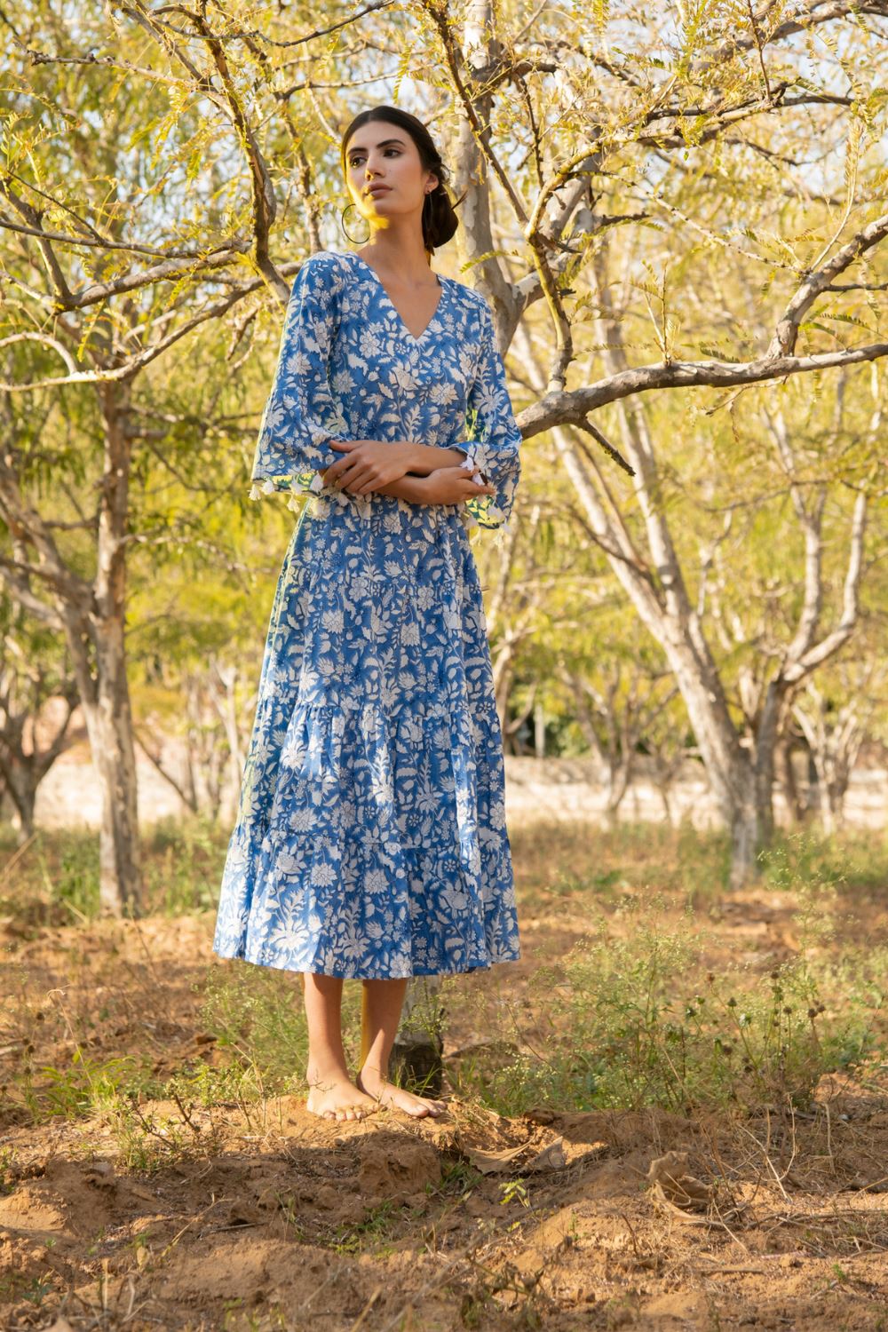 no more blues tier dress Fashion Marche