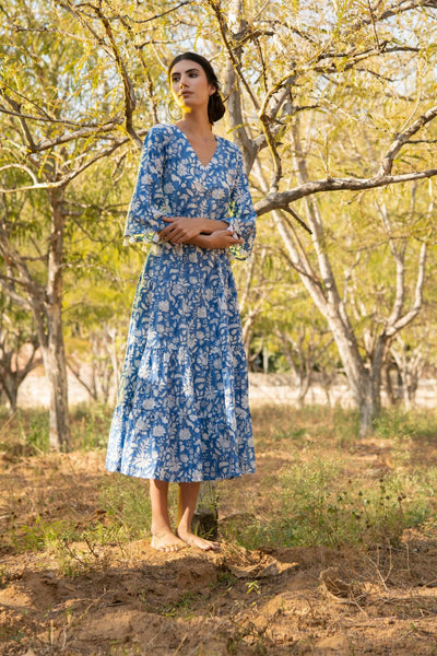 no more blues tier dress Fashion Marche