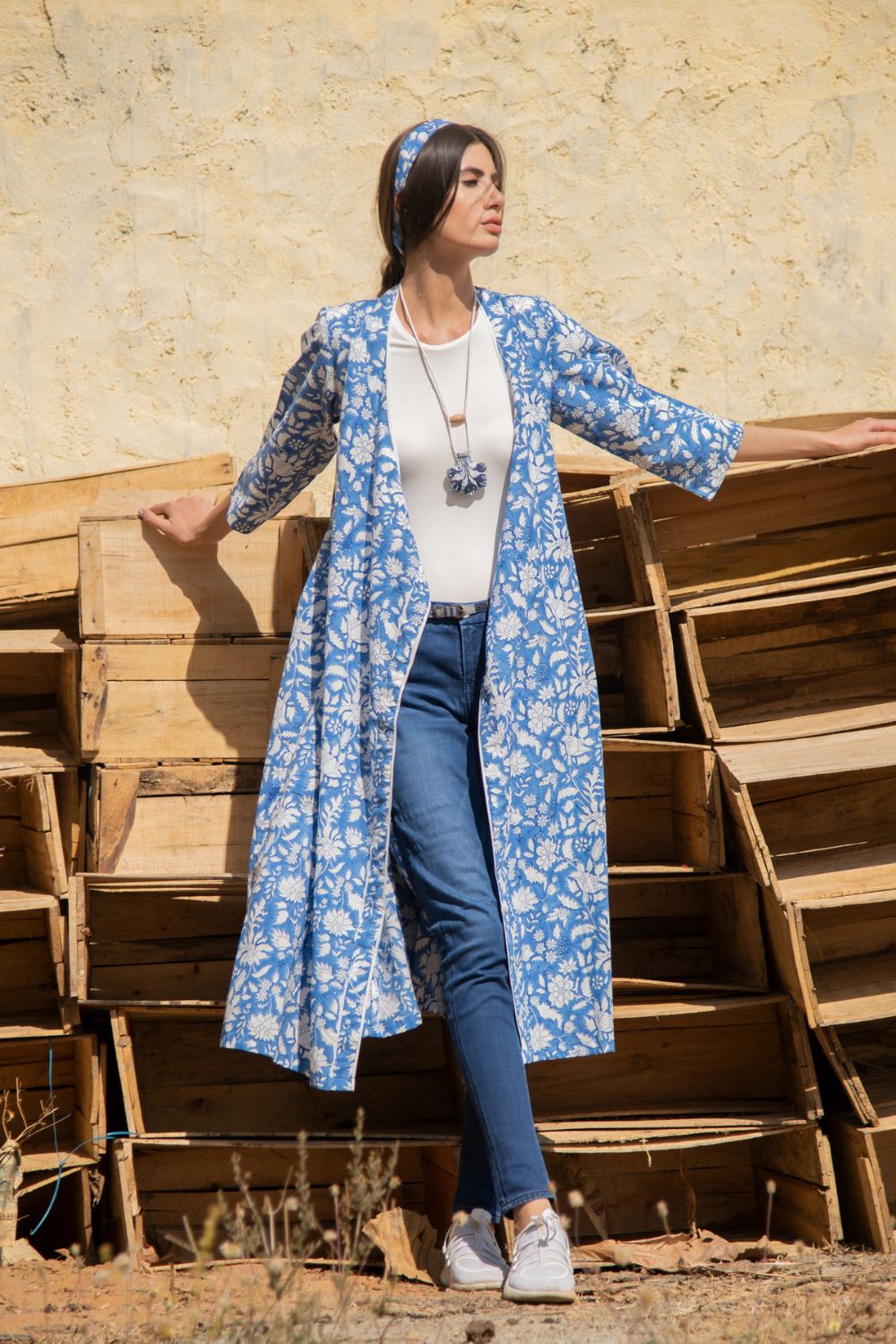 No more blues wrap dress Fashion Marche