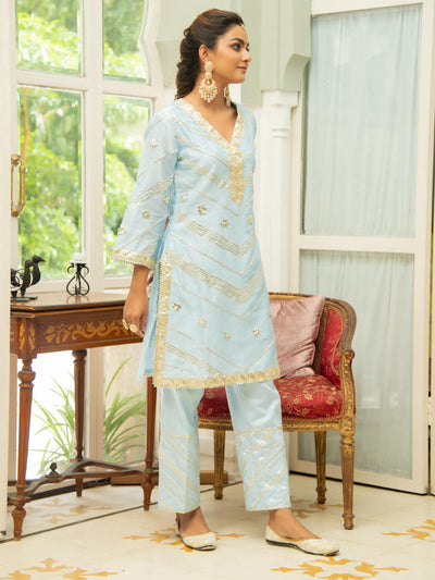 Noor - Amber Gota Set Fashion Maison Shefali