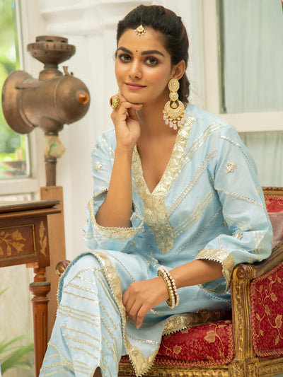Noor - Amber Gota Set Fashion Maison Shefali