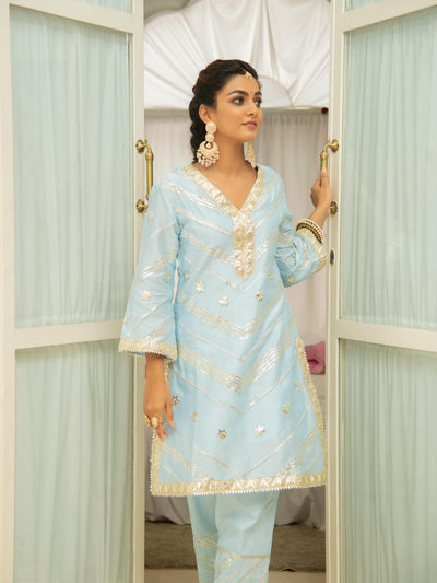Noor - Amber Gota Set Fashion Maison Shefali