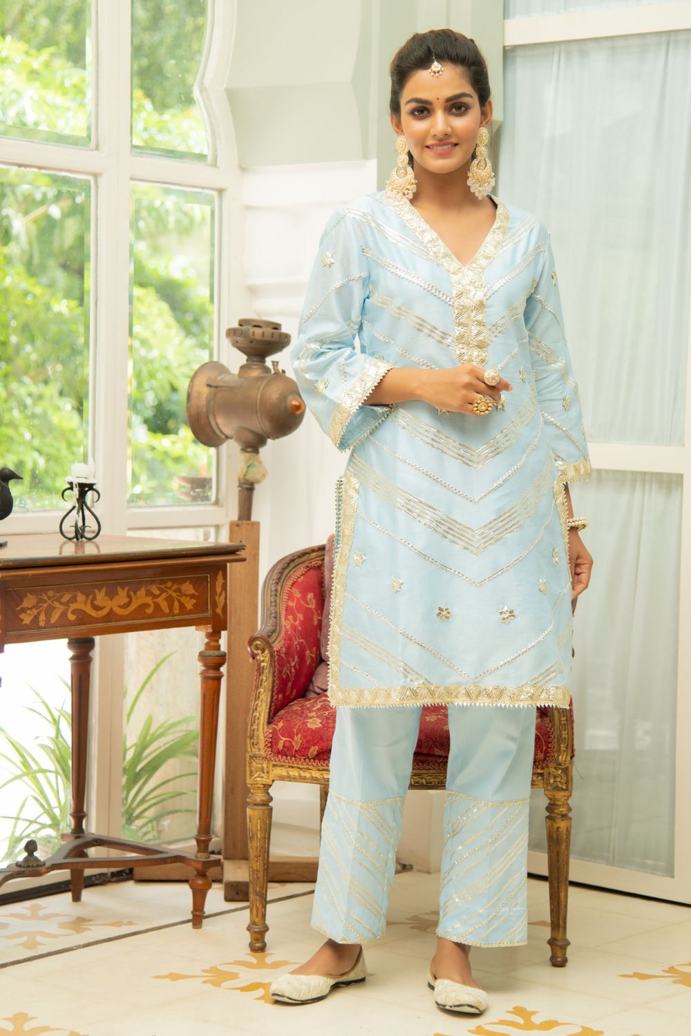 Noor - Amber Gota Set Fashion Maison Shefali