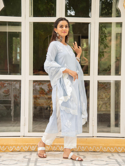 Noor - Baadli Kasida Mirror & Thread Work Set Fashion Maison Shefali