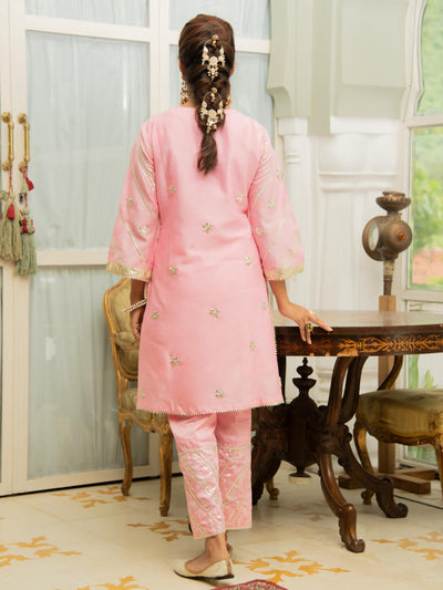 Noor Gulabari Gota Work Set Fashion Maison Shefali