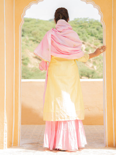 Noor Haldi Gulaab Sharara Set Fashion Maison Shefali