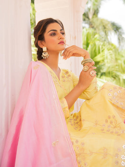 Noor Haldi Gulaab Sharara Set Fashion Maison Shefali