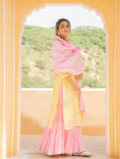 Noor Haldi Gulaab Sharara Set Fashion Maison Shefali