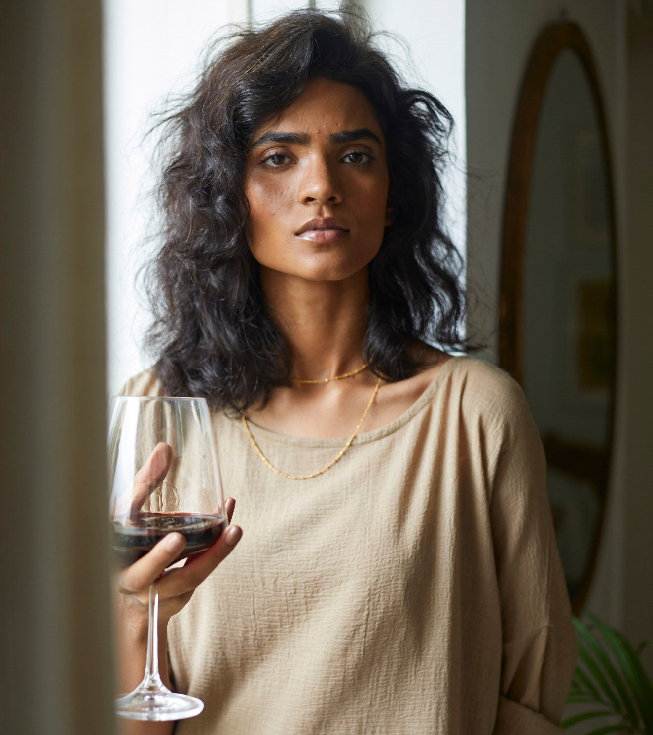 Oatmeal Kaftan Fashion Khara Kapas