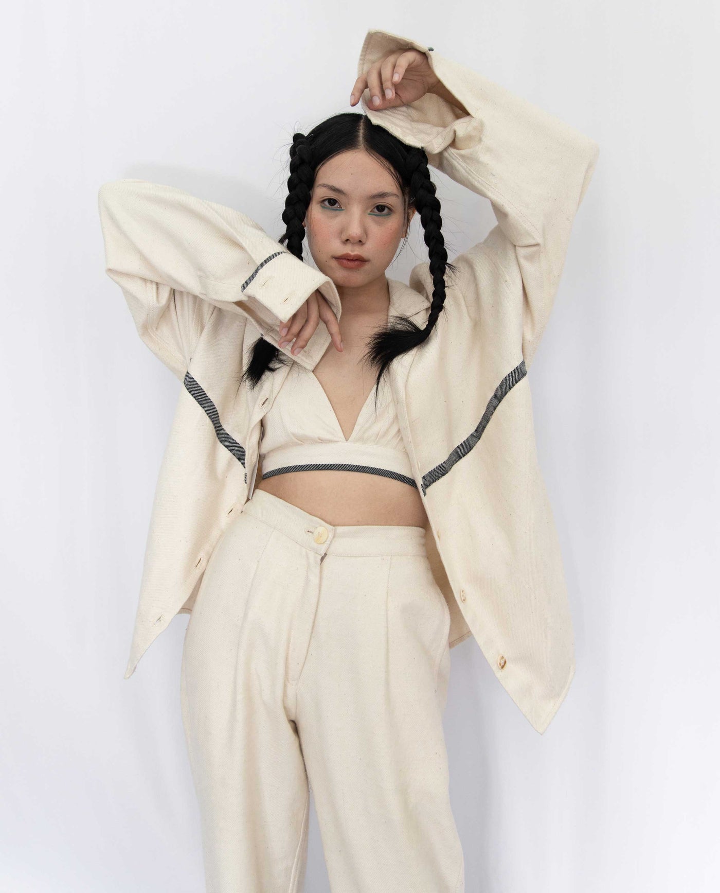 Off the hook straight pants Fashion Rias