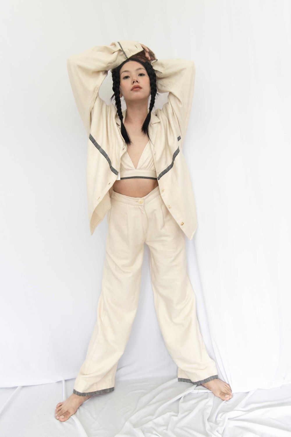 Off the hook straight pants Fashion Rias