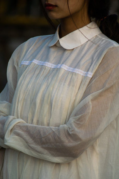 Off-white Tunic Kurta Fashion Juanita 