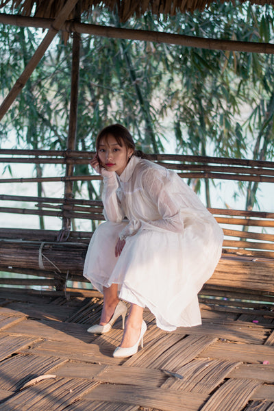 Off-white Tunic Kurta Fashion Juanita 