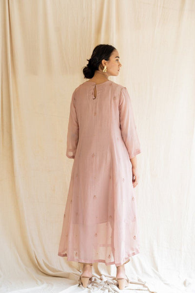 Old Rose Abha Kurta Set Fashion Nirjara
