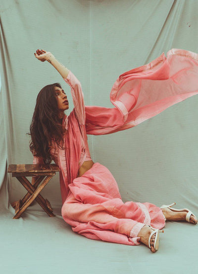 Old Rose Saree Fashion Juanita 