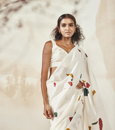 Olio Mosaic Saree Fashion Khara Kapas