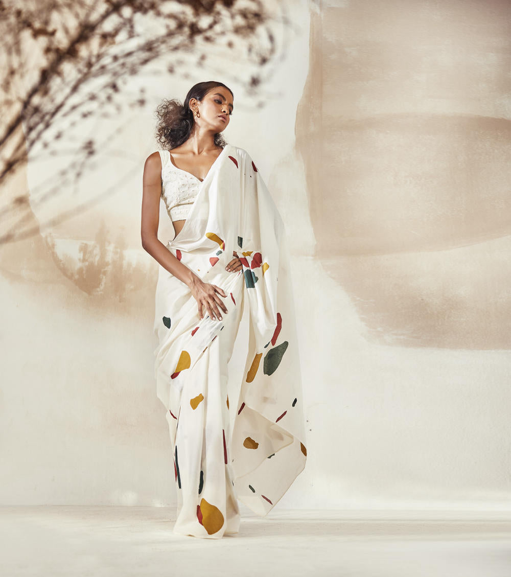 Olio Mosaic Saree Fashion Khara Kapas