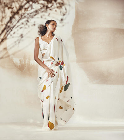 Olio Mosaic Saree Fashion Khara Kapas