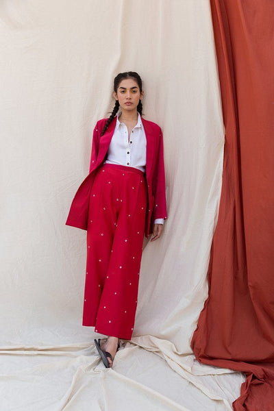 Ombre Pink & Red Pant Suit Fashion The Pot Plant