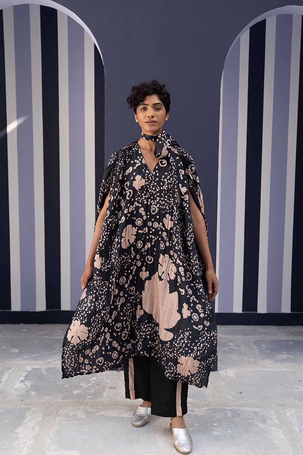 OPHELIA BLACK KAFTAN SET Fashion Yam