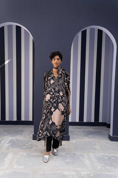 OPHELIA BLACK KAFTAN SET Fashion Yam