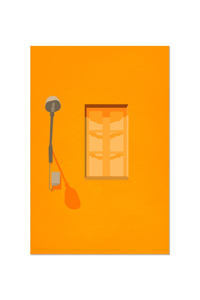 Orange Light Art Kosha Shah 