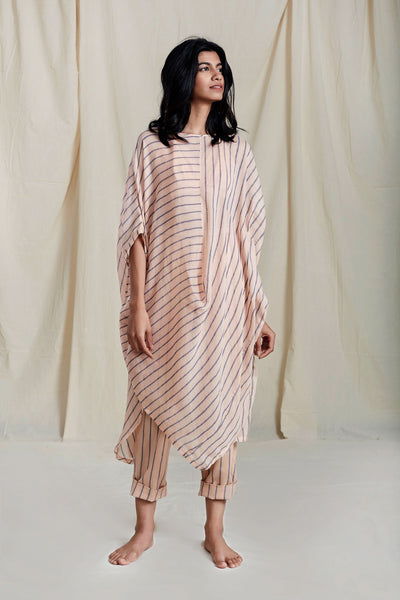 Peach Cowl Tunic Fashion Mati