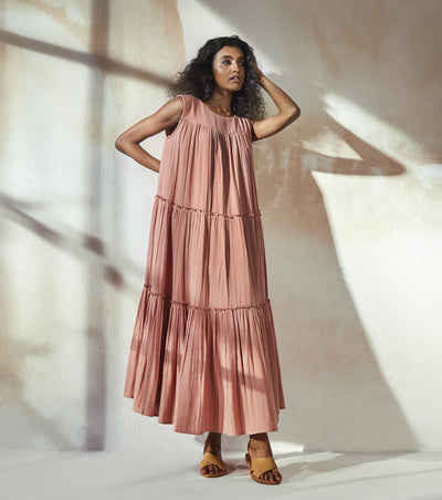 Peach Fashion Khara Kapas