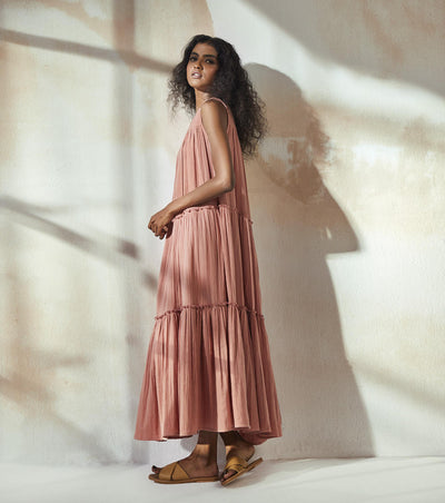 Peach Fashion Khara Kapas