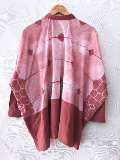 Peach Shibori top Fashion The Pot Plant