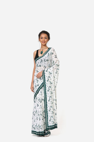 Perakh Saree White Saree Fashion Yam