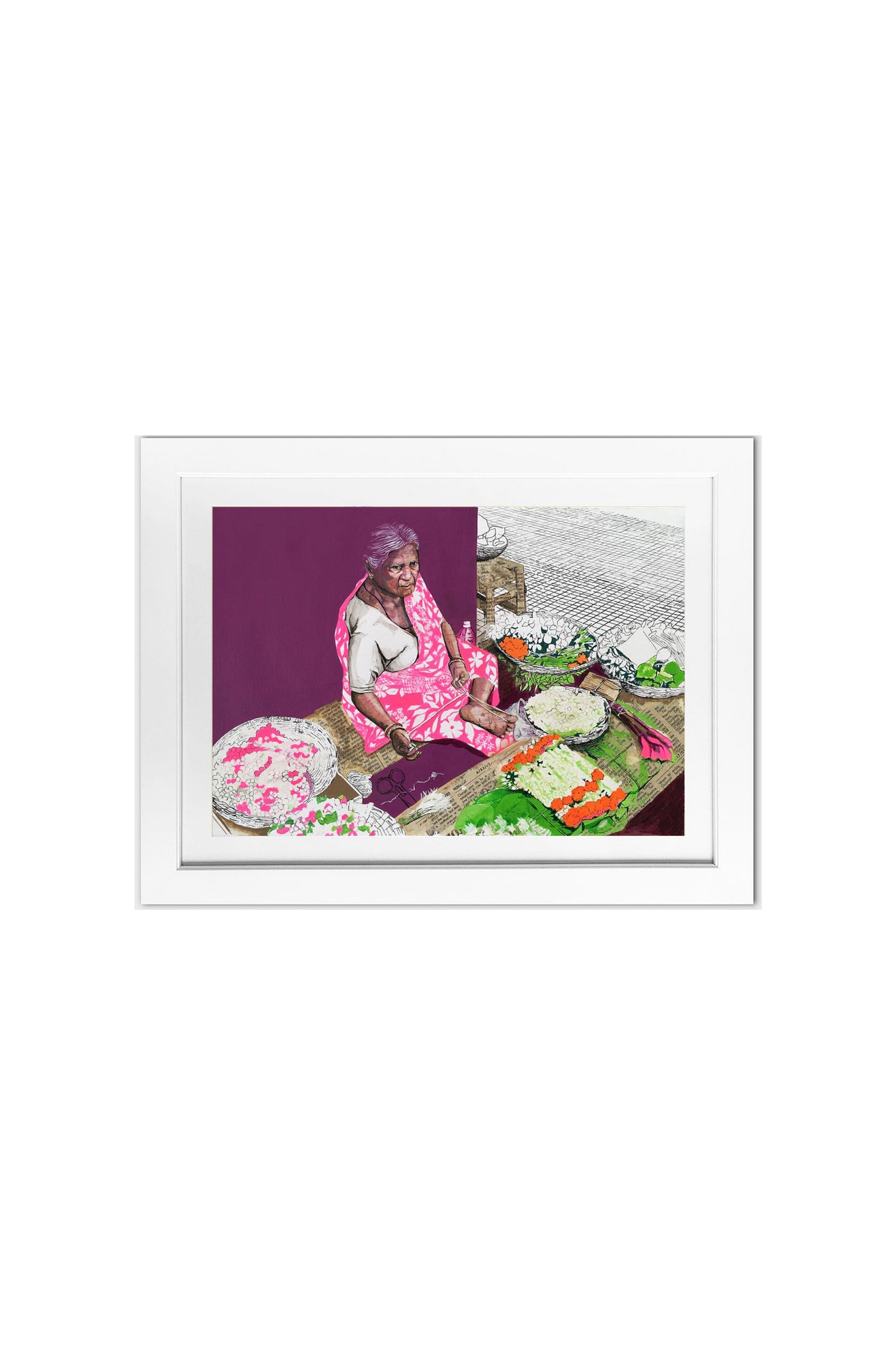 Phoolwali Print Art Zoya Chaudhary 