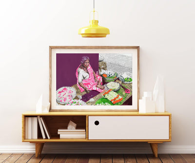 Phoolwali Print Art Zoya Chaudhary 