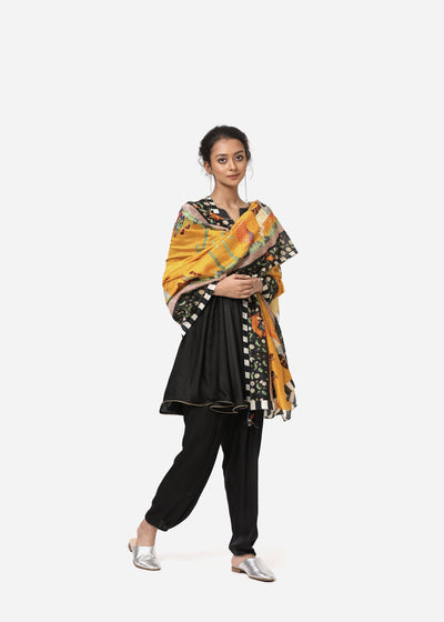 Pichwai Dupatta Fashion Yam