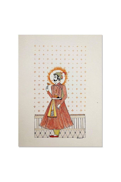 Pichwai Maharaja Print Art Kosha Shah 