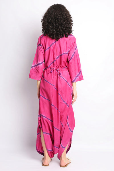 PINK AND BLUE DRAPE JUMPSUIT Fashion The Pot Plant