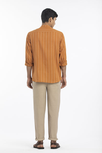 PLEATED PANT-BEIGE Men THREE Men 