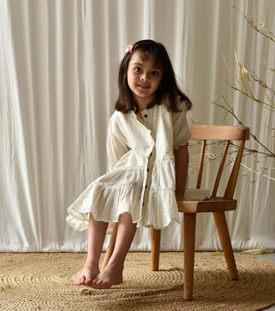 Polka Rush Frock Fashion Khara Kapas Kids