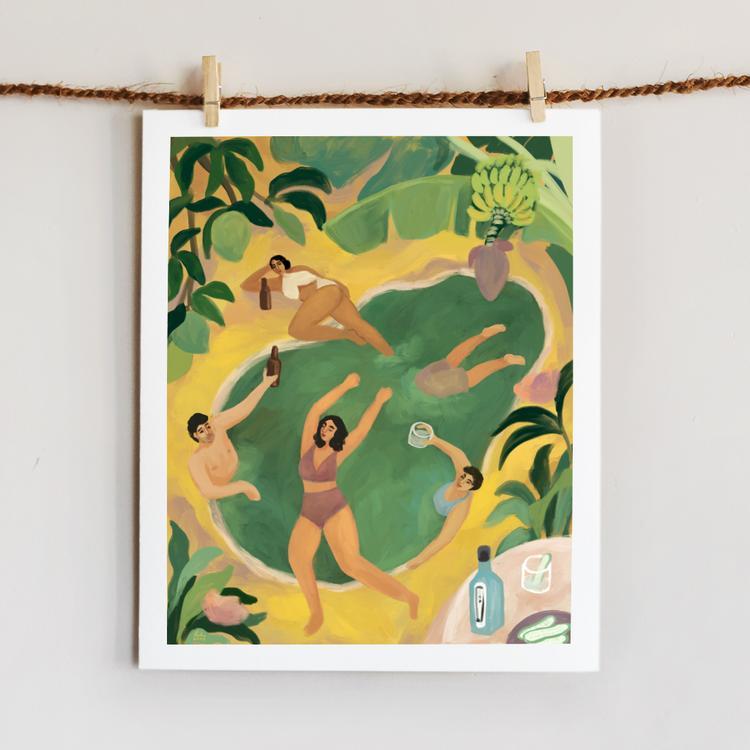 Pool Party Art Richa Kashelkar