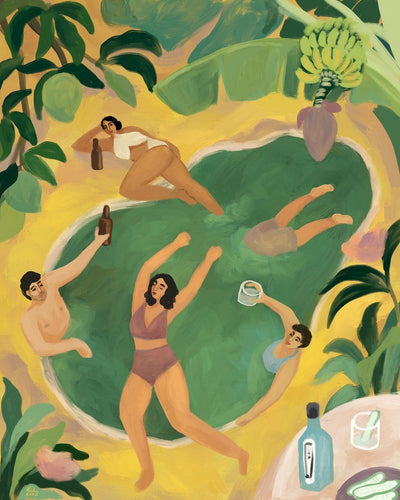 Pool Party Art Richa Kashelkar