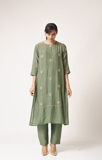 R-4 Kurta Set Mint Green Fashion DOT