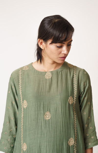 R-4 Kurta Set Mint Green Fashion DOT