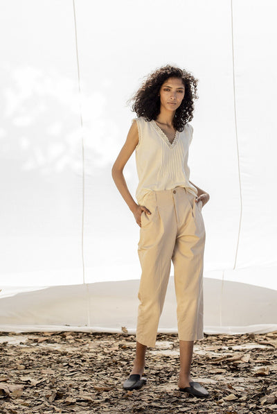 Rambling Cropped Trouser Fashion Khara Kapas