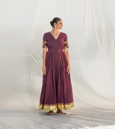 Rangmanch Pleated Gown Fashion Khara Kapas