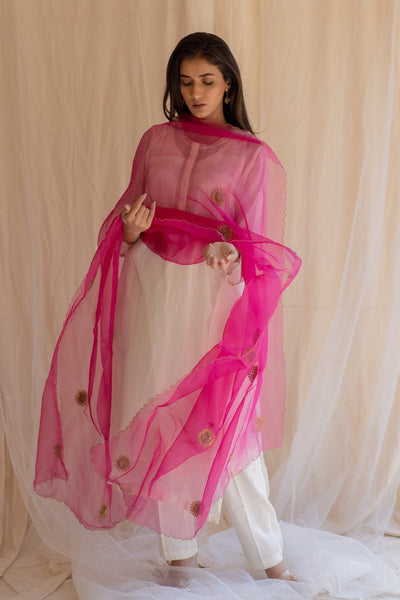Rani Pink Panch Pankhiya Odhani Fashion Nirjara