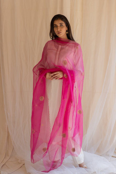Rani Pink Panch Pankhiya Odhani Fashion Nirjara